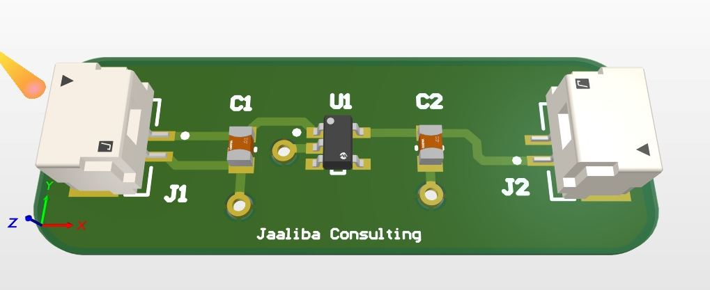 Carte électronique conçue pour Jaaliba Consulting